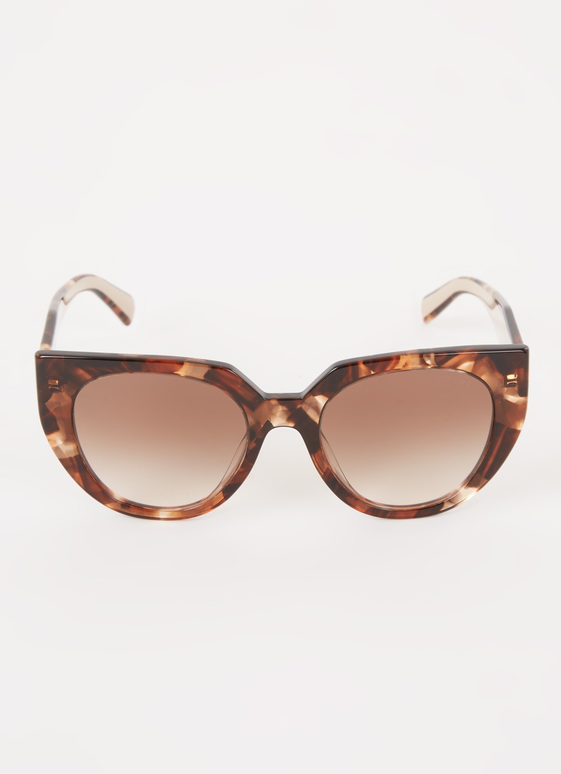 Prada Zonnebril PR14WS52 - voorkant 4 donkerbruin