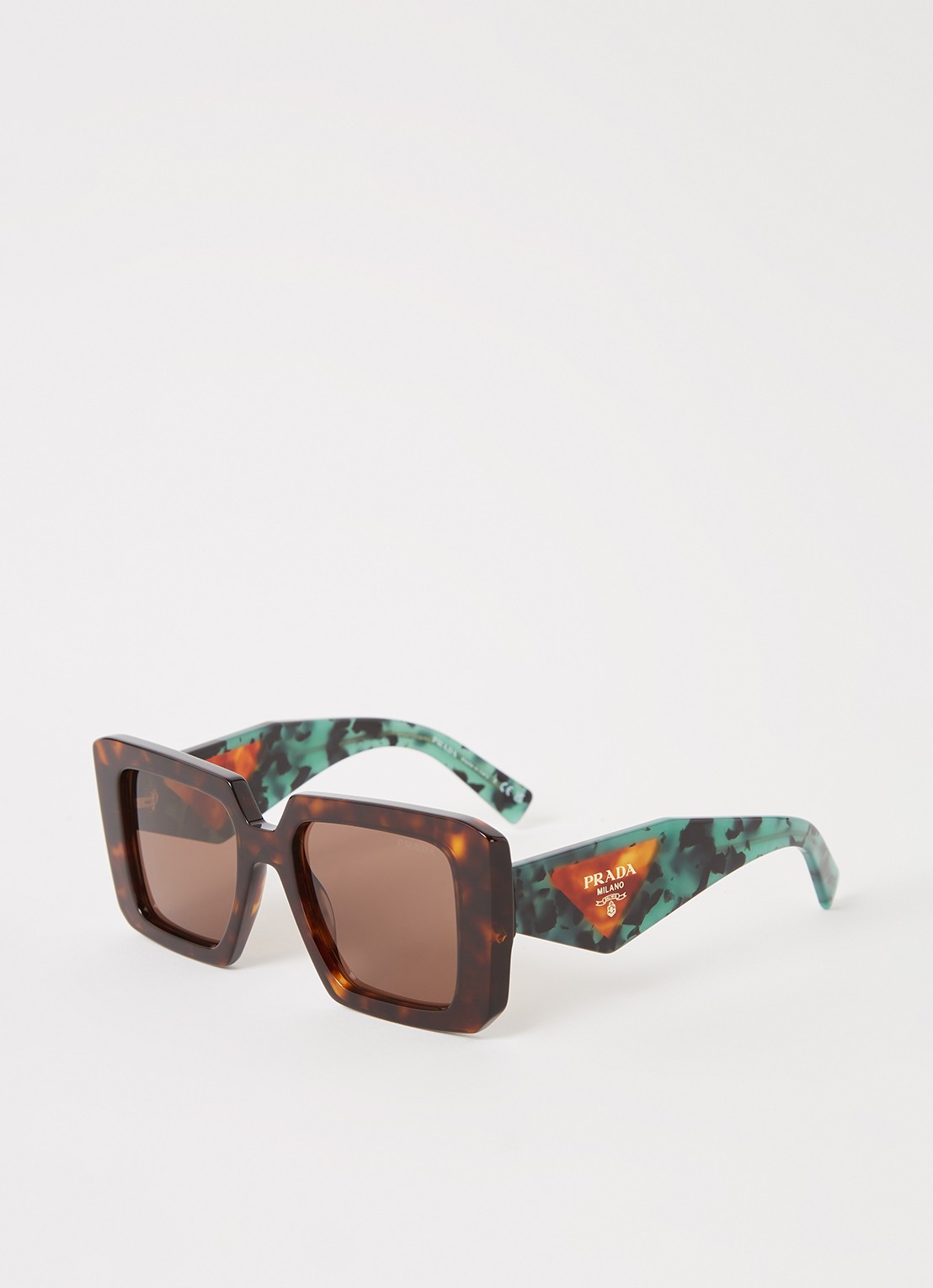 Prada Zonnebril PR23YS - voorkant bruin