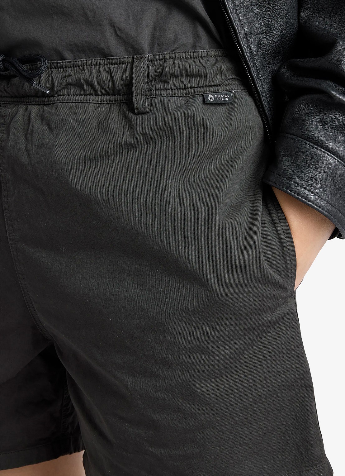 Prada Zwemshorts met steekzakken - detail 3 donkergrijs