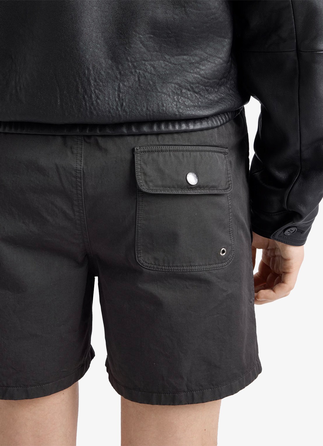 Prada Zwemshorts met steekzakken - detail 4 donkergrijs