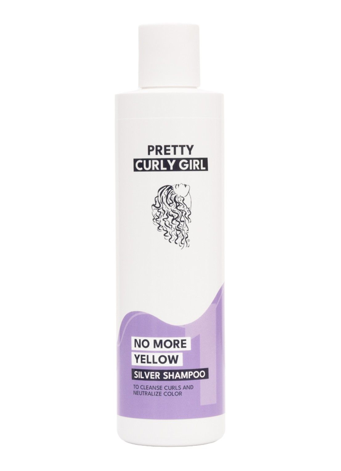 Pretty Curly Girl No more yellow silver shampoo - zilvershampoo - voorkant undefined