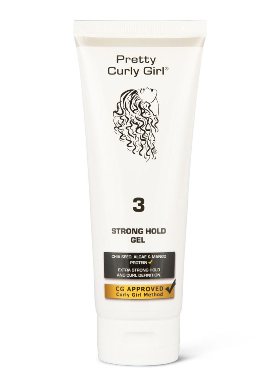 Pretty Curly Girl Strong Hold Gel - haargel - voorkant undefined