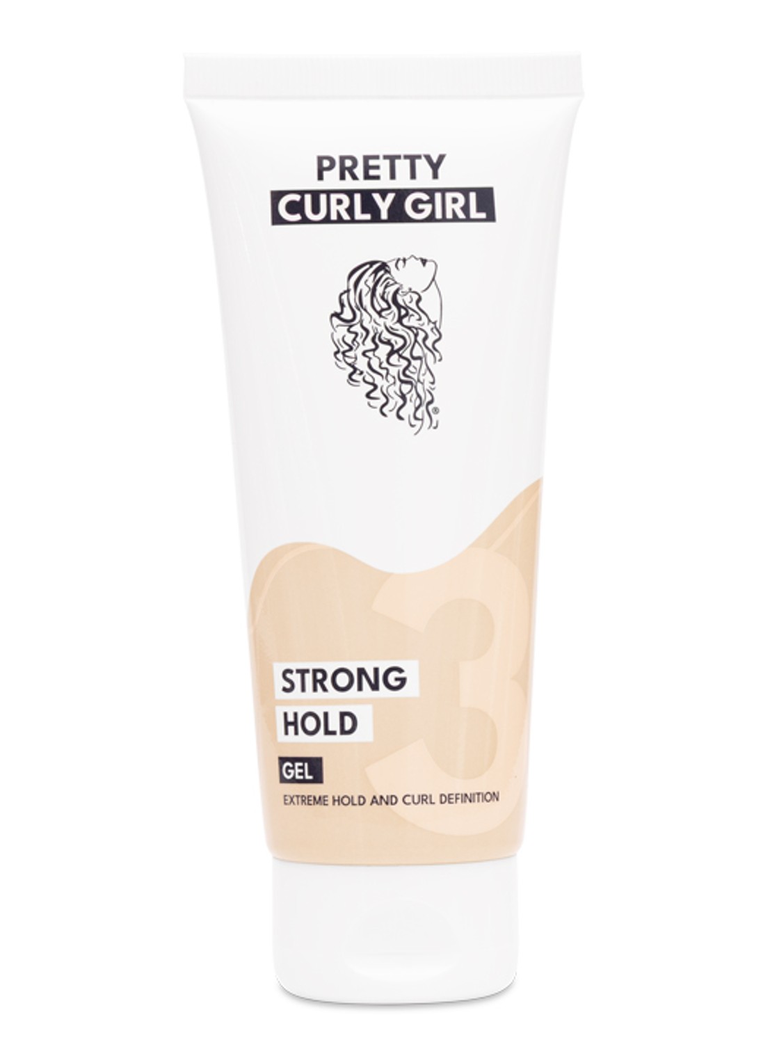 Pretty Curly Girl Strong Hold Gel - haargel - voorkant undefined