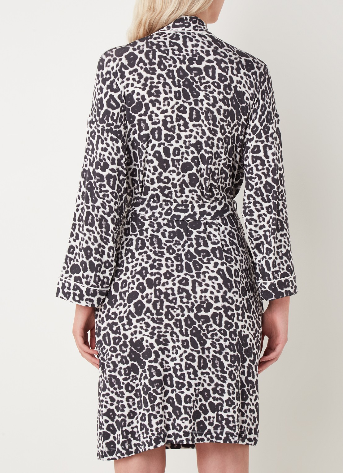 Pretty You Kimono met strikceintuur - achterkant 2 antraciet