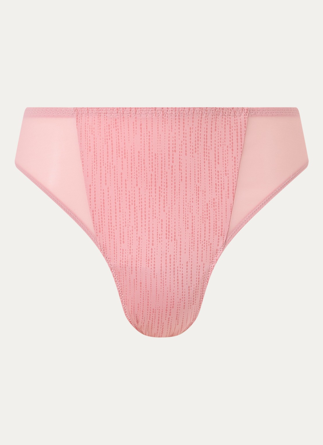 PrimaDonna Badala string met mesh - voorkant roze
