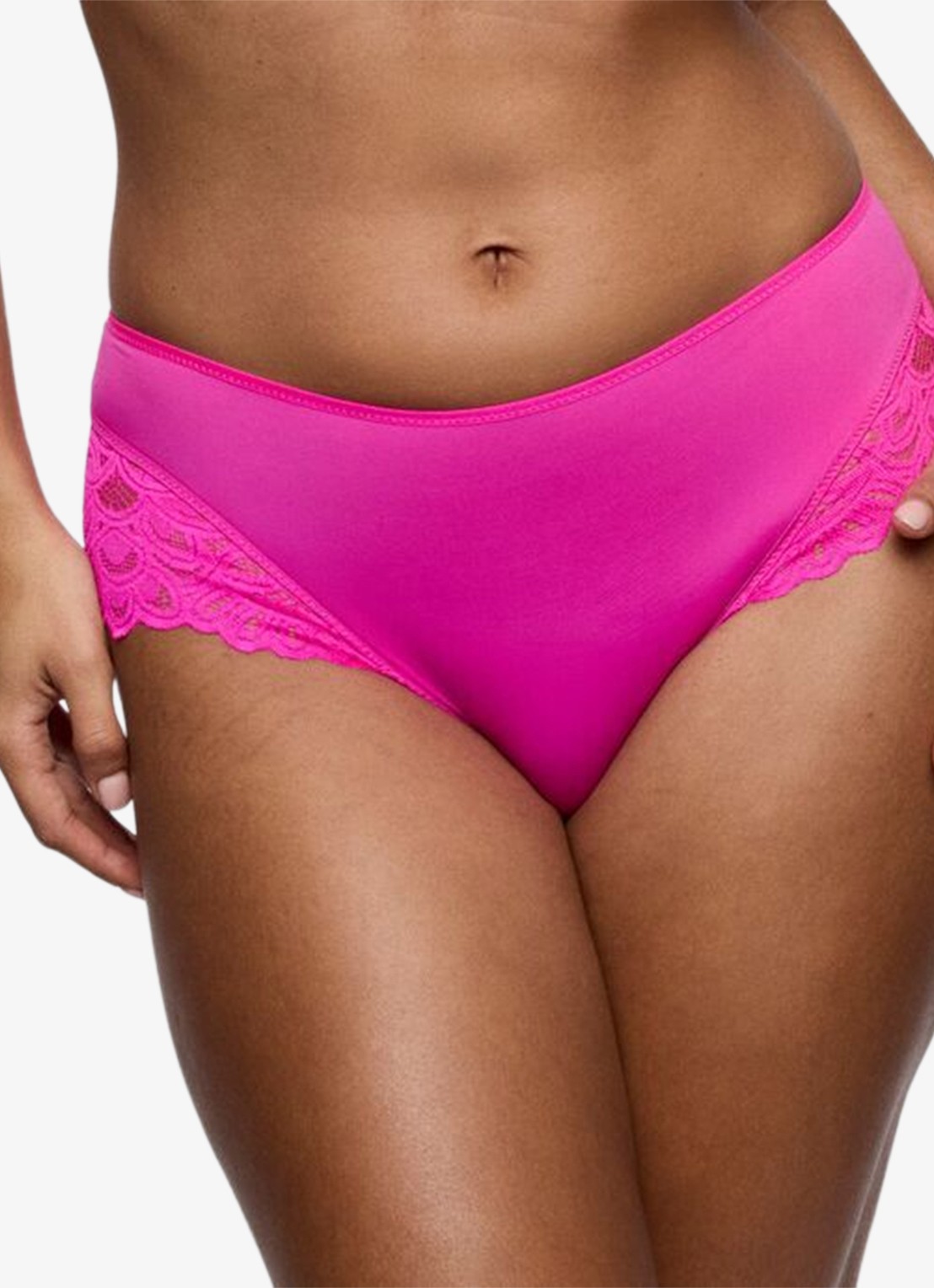 PrimaDonna Dear Night slip met kant - detail 4 fuchsia