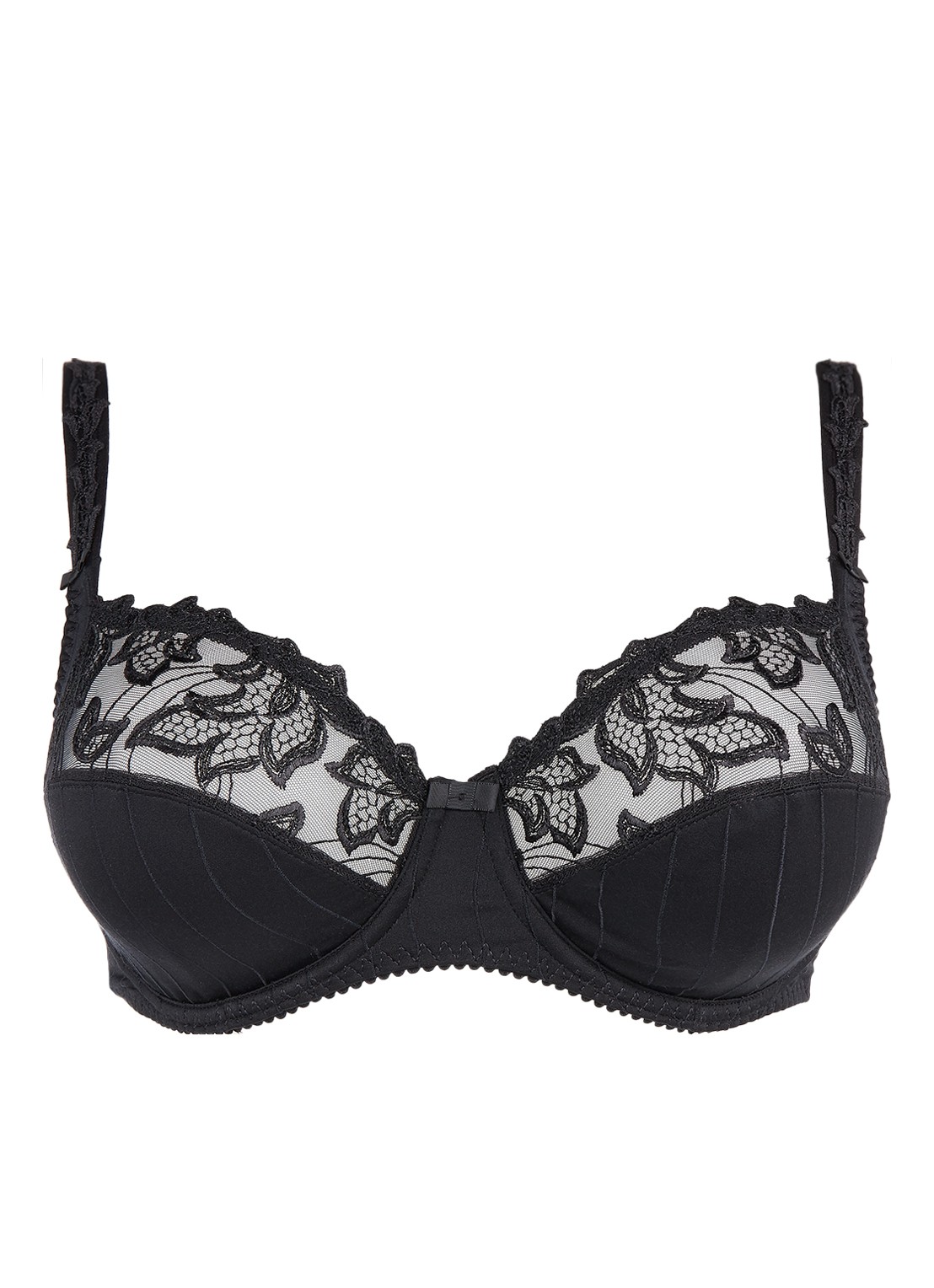 PrimaDonna Deauville beugel bh met borduring - voorkant 11 zwart