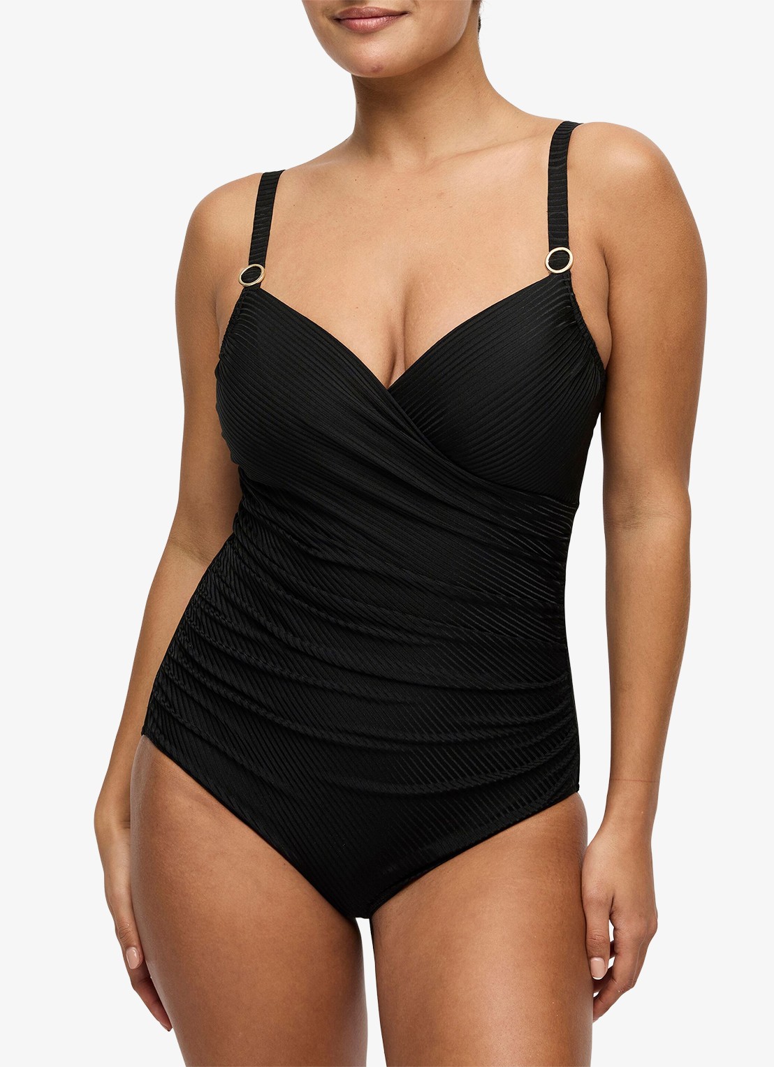 PrimaDonna Delray badpak met structuur en beugel - detail 4 zwart