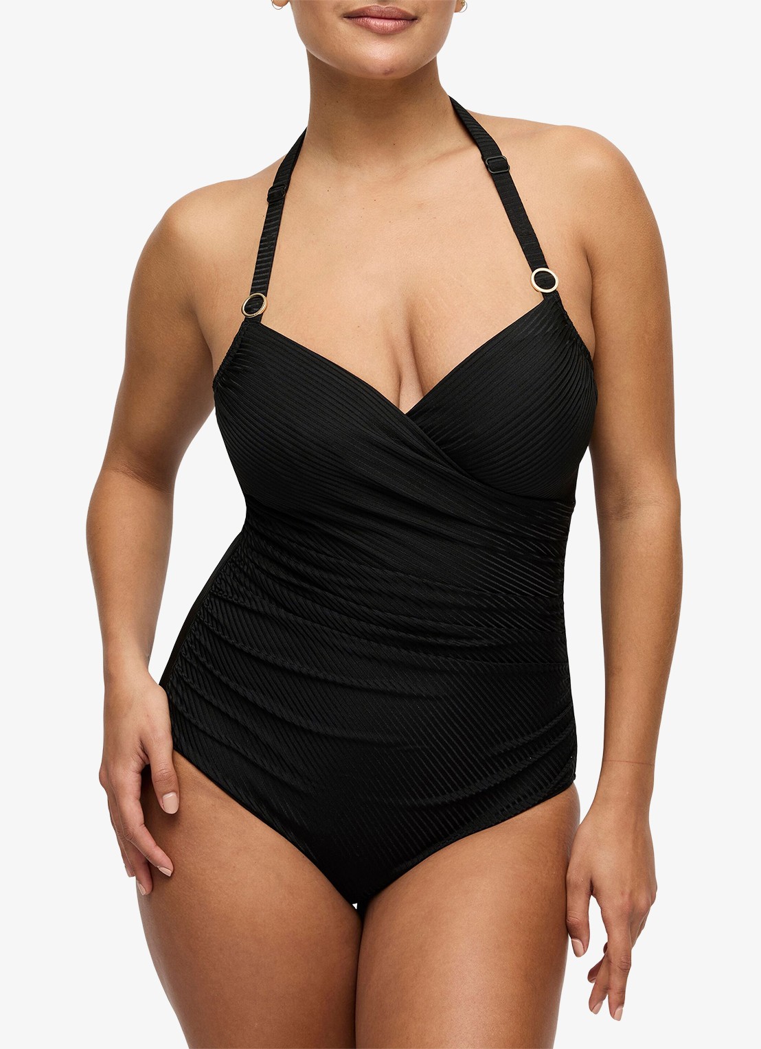PrimaDonna Delray badpak met structuur en beugel - detail 6 zwart