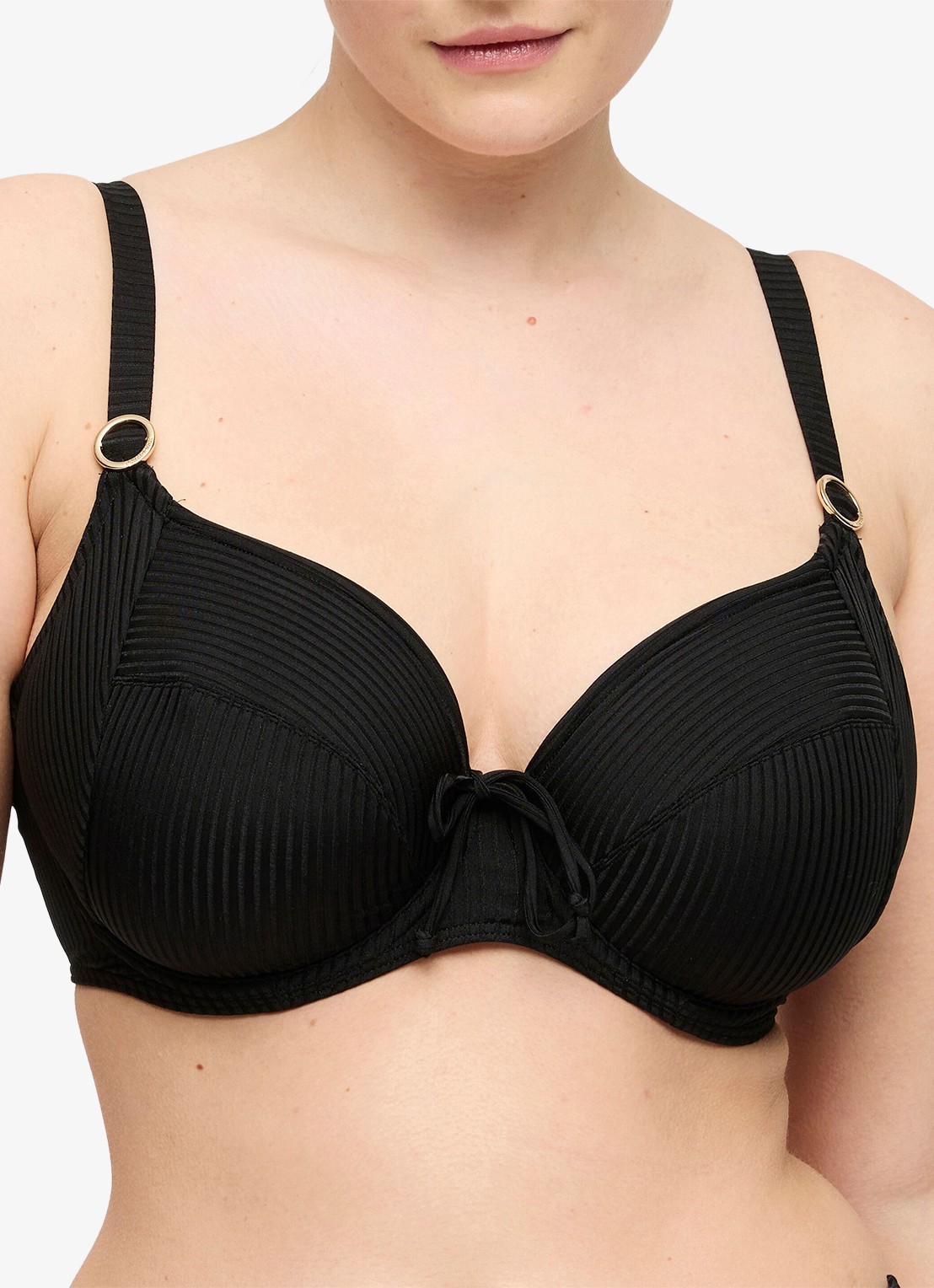 PrimaDonna Delray balconette bikinitop met structuur - detail 6 zwart