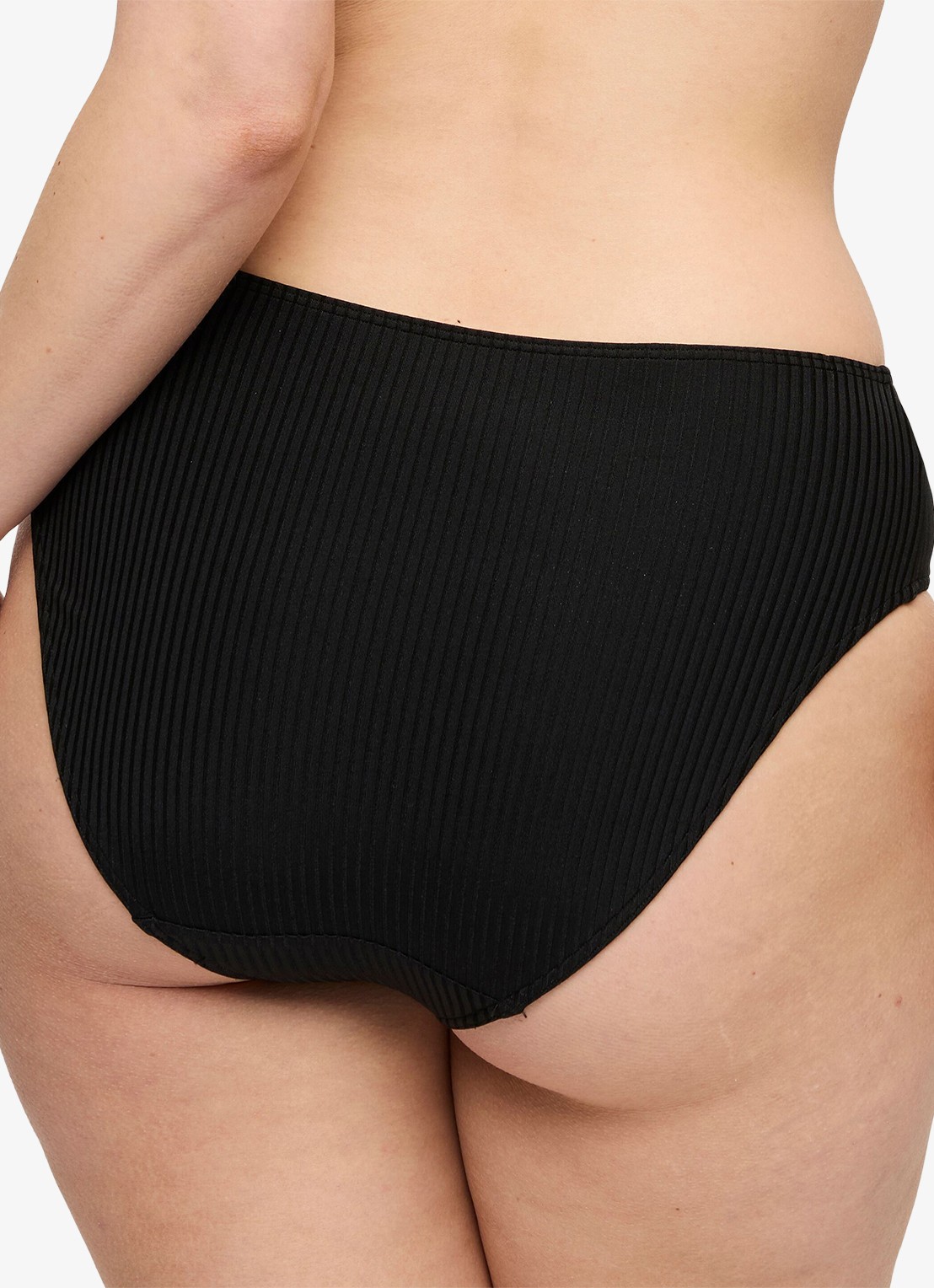 PrimaDonna Delray hipster bikinislip met structuur - achterkant 8 zwart