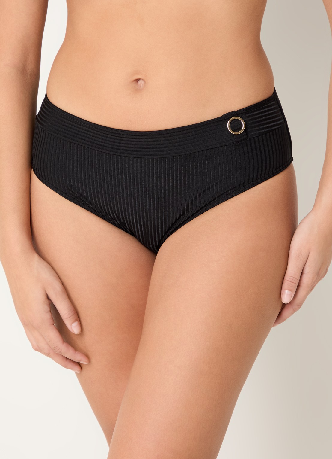 PrimaDonna Delray hipster bikinislip met structuur - detail 4 zwart
