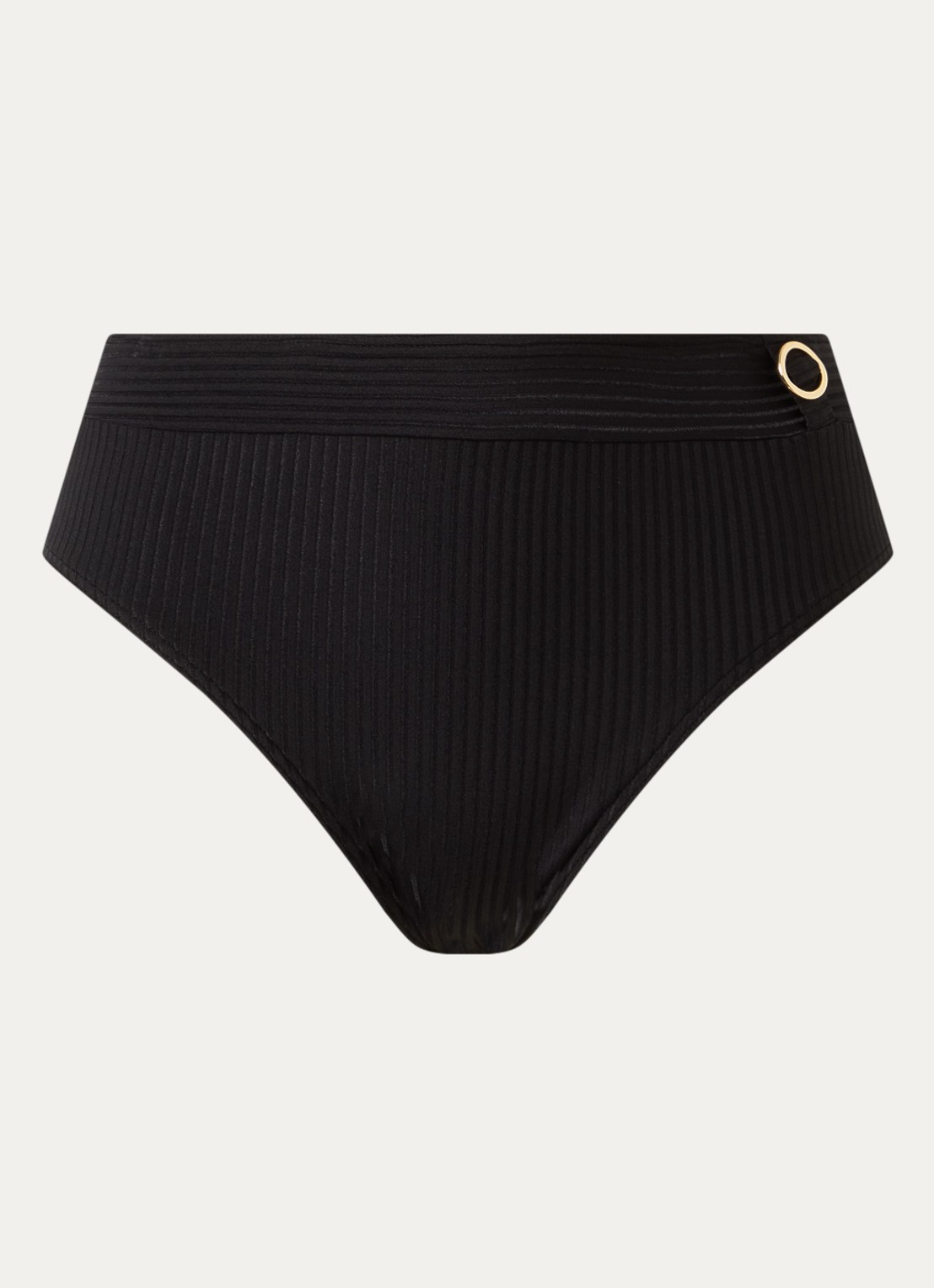PrimaDonna Delray hipster bikinislip met structuur - voorkant zwart