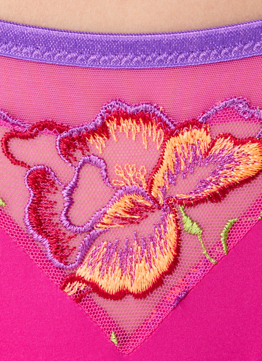 PrimaDonna Devdaha slip met kant - detail 4 donkerroze