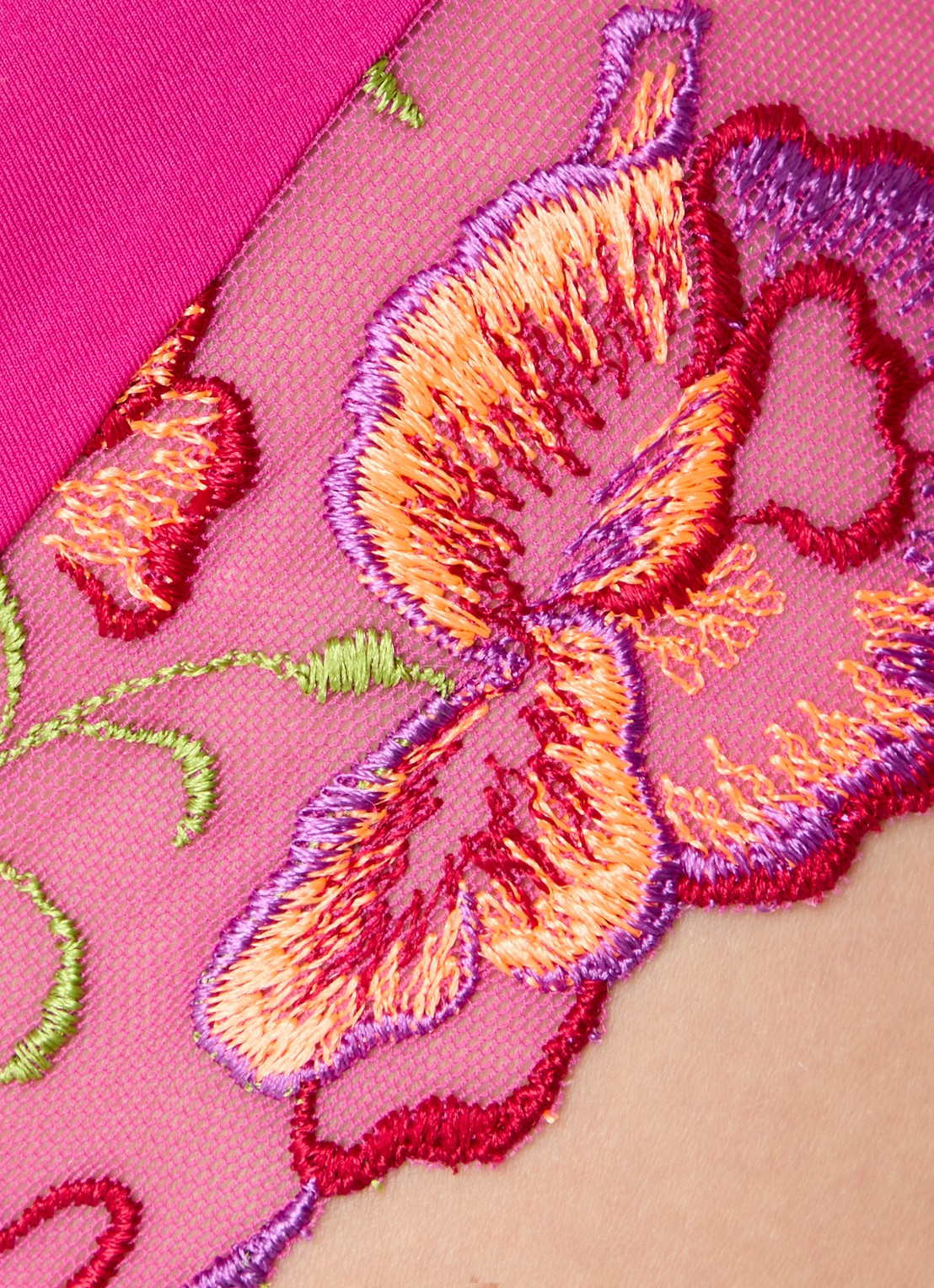 PrimaDonna Devdaha string met kant - detail 5 donkerroze