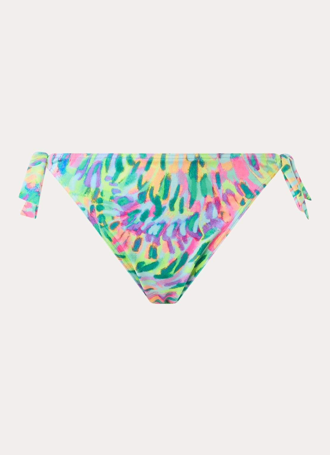 PrimaDonna Douala bikinislip met print  - voorkant 4 turquoise