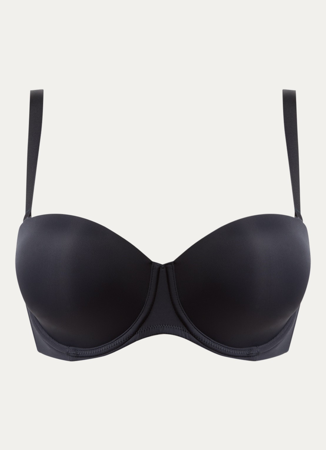 PrimaDonna Figuras voorgevormde strapless bh - voorkant 6 zwart
