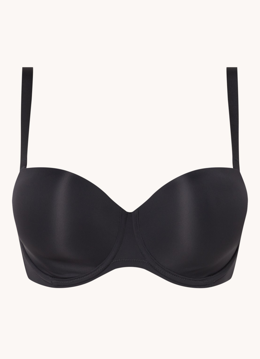 PrimaDonna Figuras voorgevormde strapless bh - voorkant 8 zwart