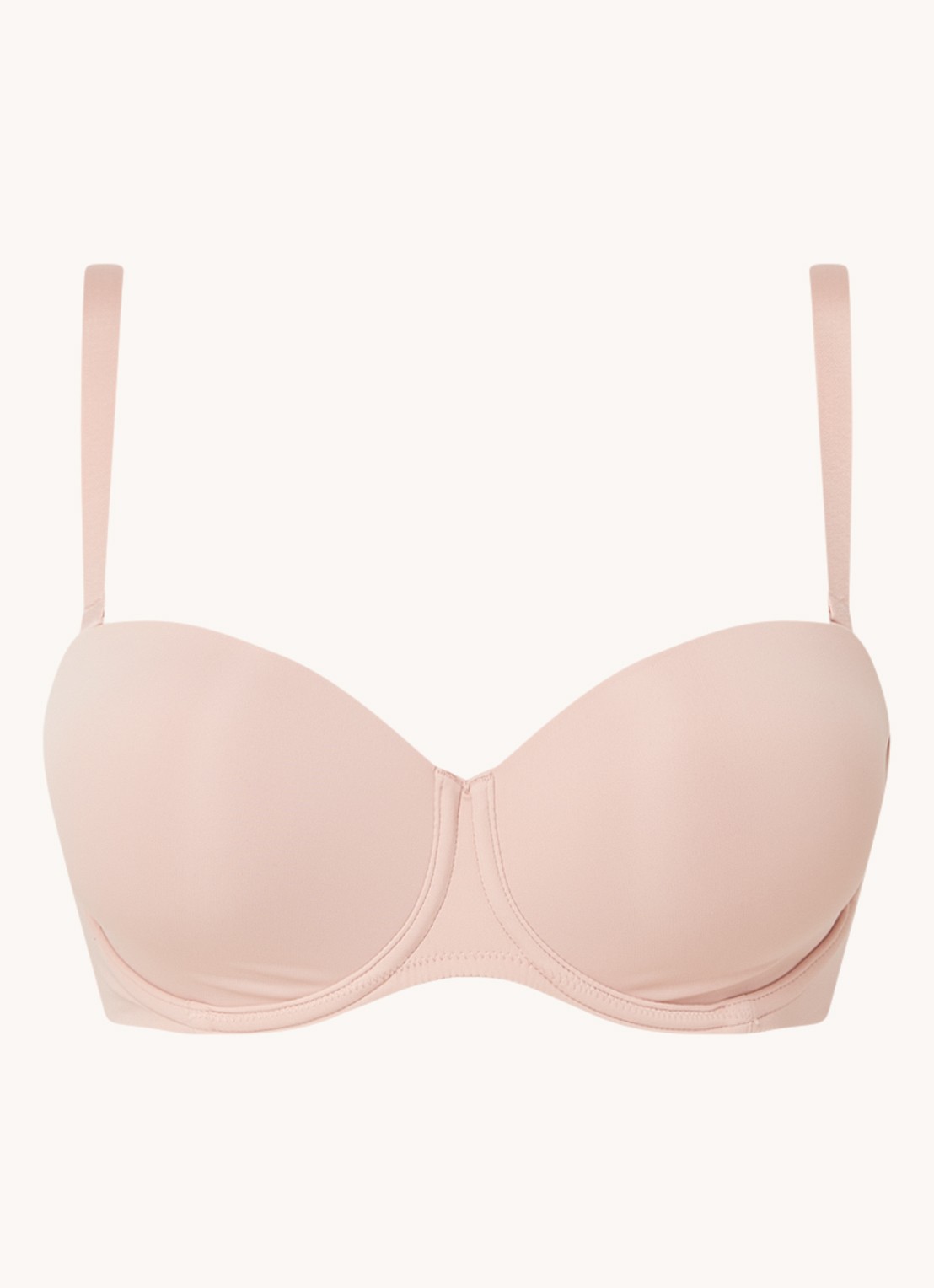 PrimaDonna Figuras voorgevormde strapless bh - voorkant 2 lichtroze