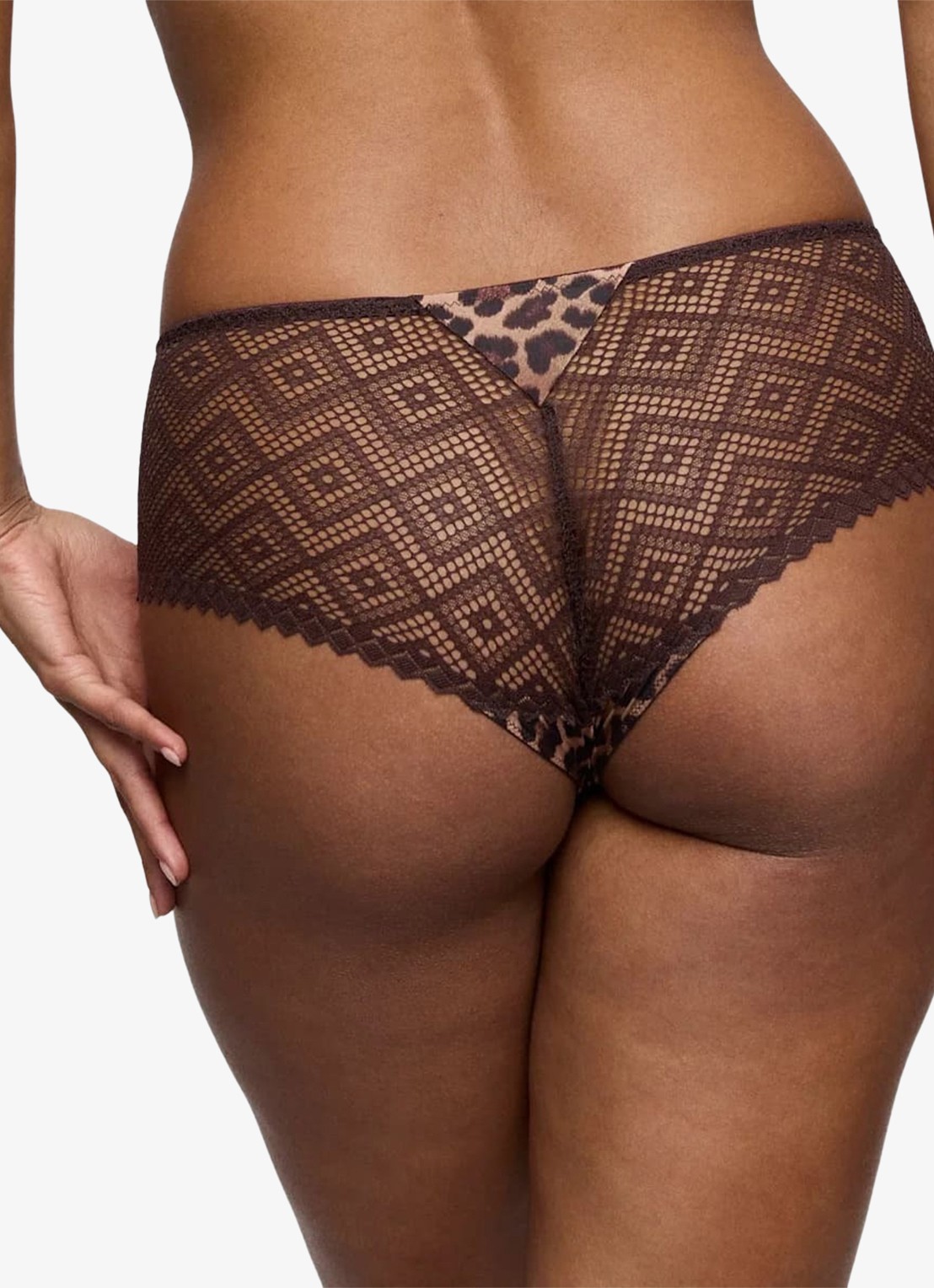 PrimaDonna Giganni hipster met panterprint - achterkant 3 bruin