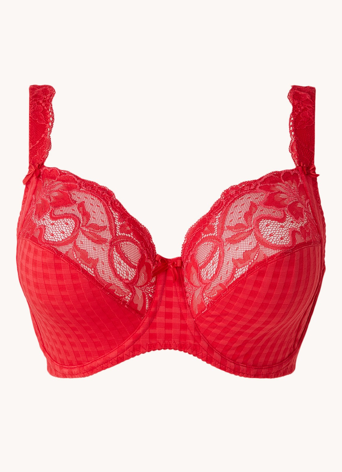 PrimaDonna Madison beugel bh met kant - voorkant 3 rood
