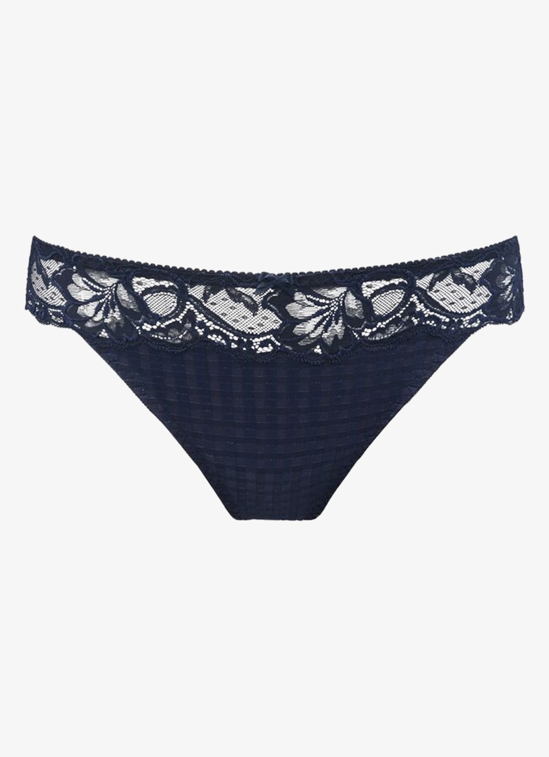 PrimaDonna Madison string met kant - voorkant 2 donkerblauw