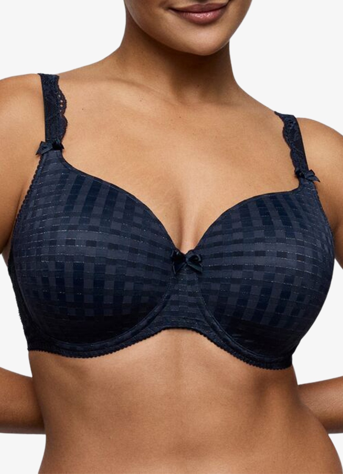 PrimaDonna Madison voorgevormde bh - hartvorm - detail 4 donkerblauw