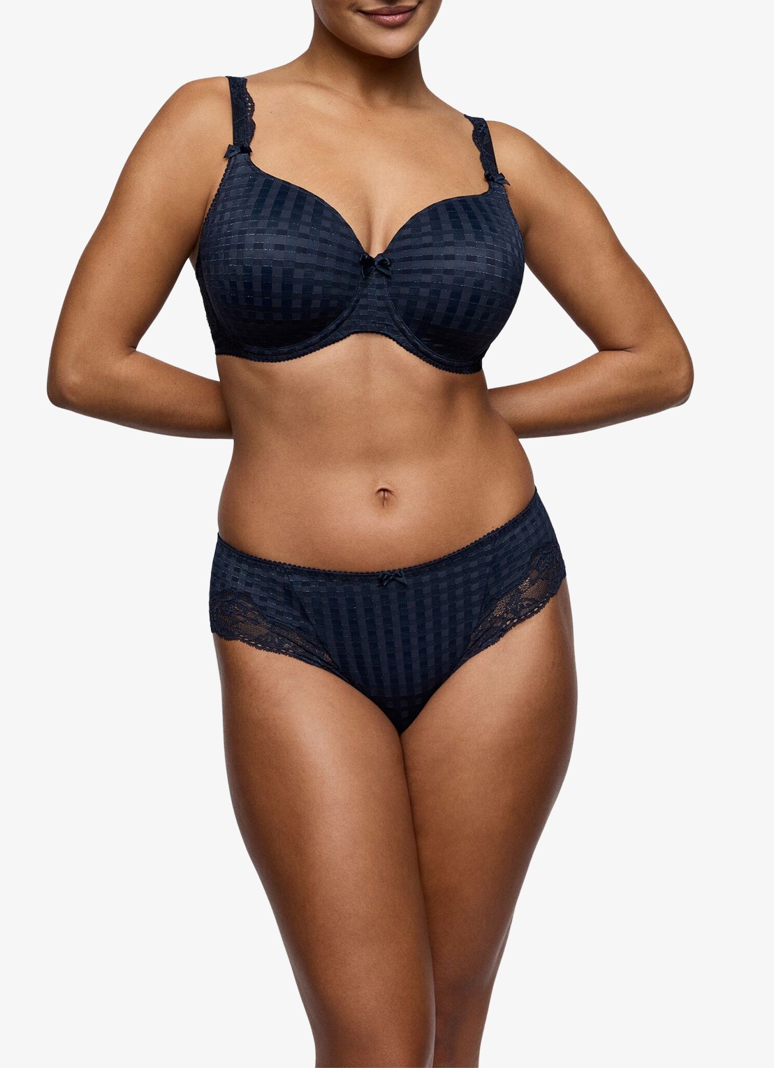 PrimaDonna Madison voorgevormde bh - hartvorm - voorkant 2 donkerblauw