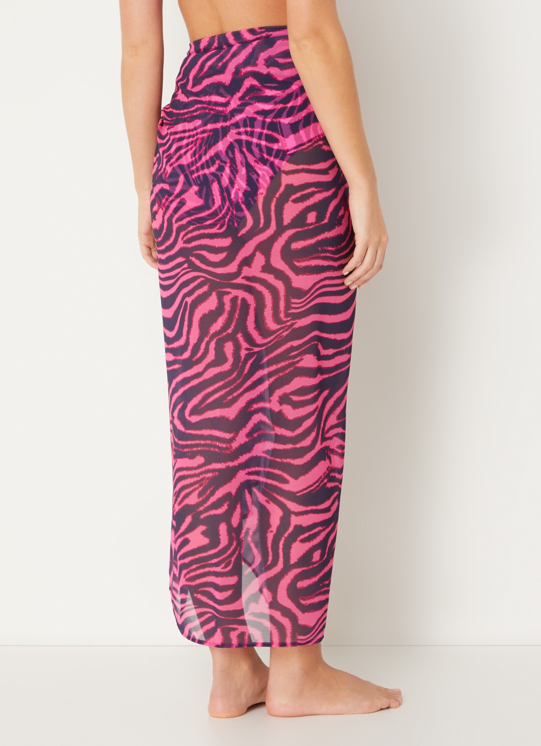 PrimaDonna Malabo sarong met print - achterkant 3 donkerroze