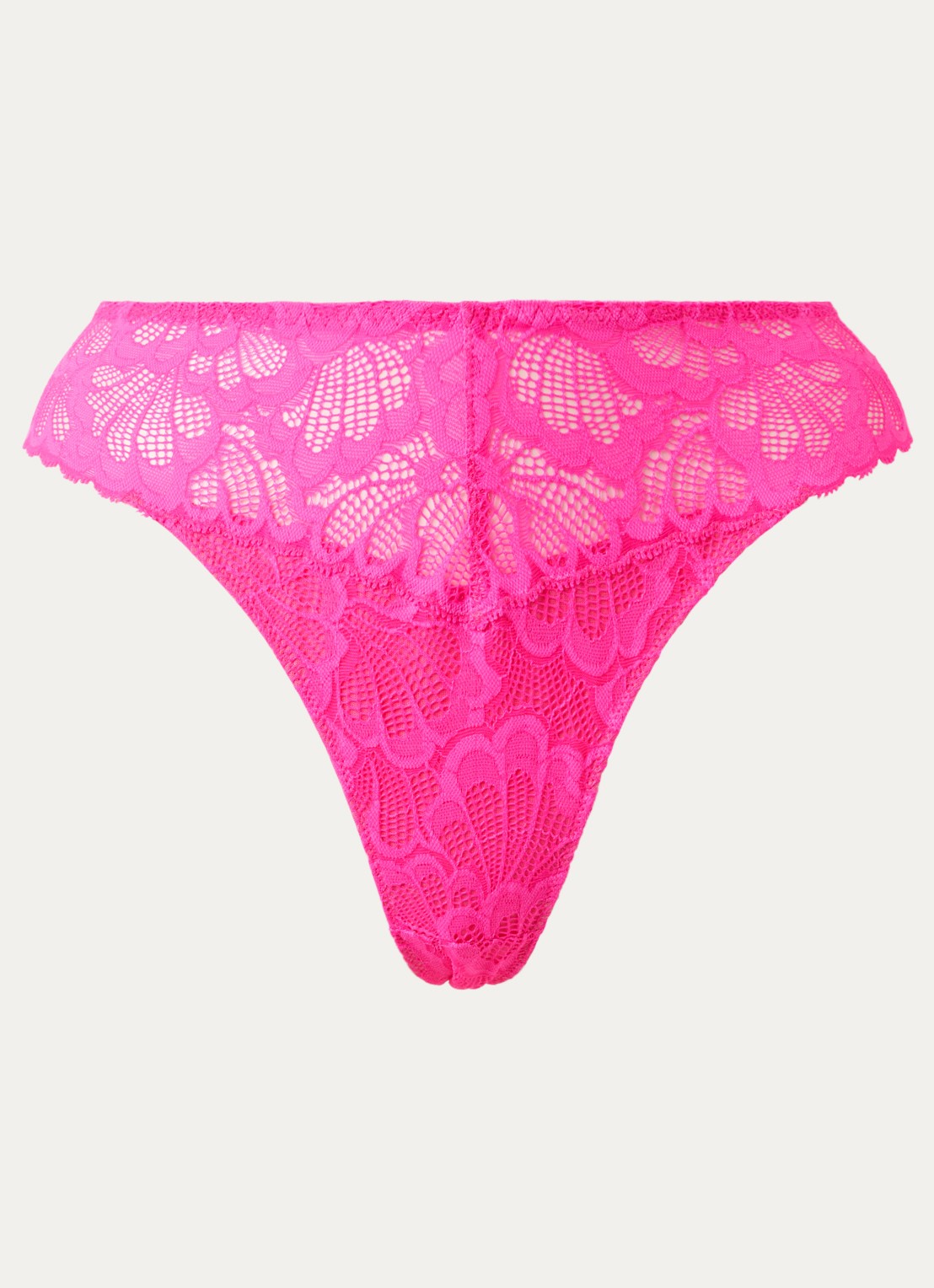 PrimaDonna Mocuto string van kant - voorkant roze