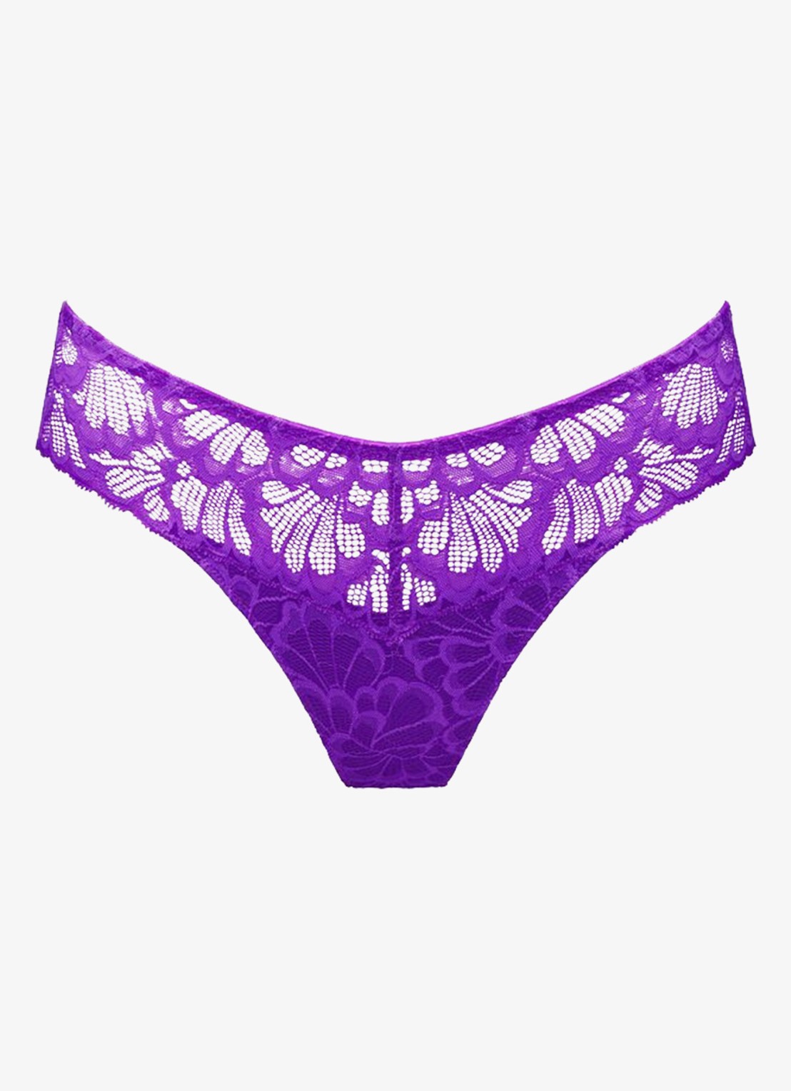 PrimaDonna Mocuto string van kant - voorkant paars