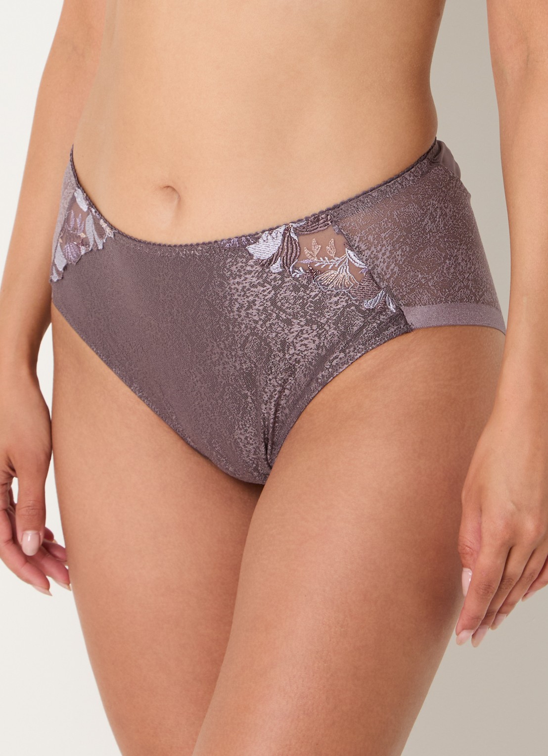 PrimaDonna Mohala slip met mesh - detail 2 taupe