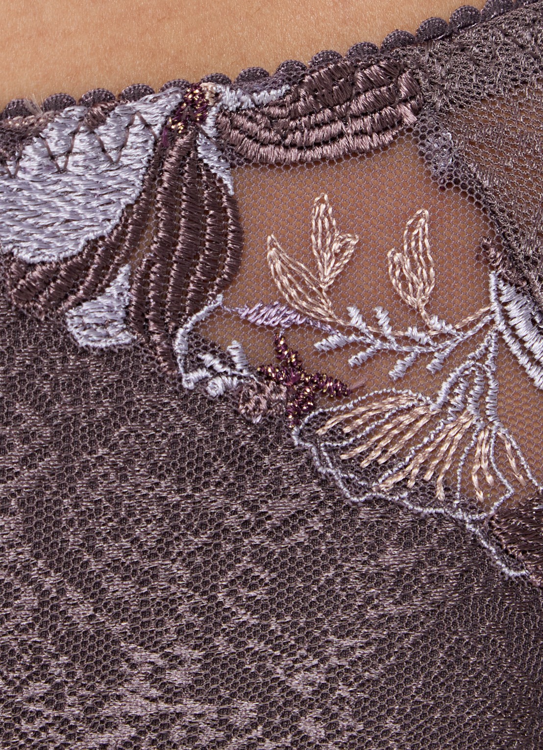 PrimaDonna Mohala slip met mesh - detail 3 taupe