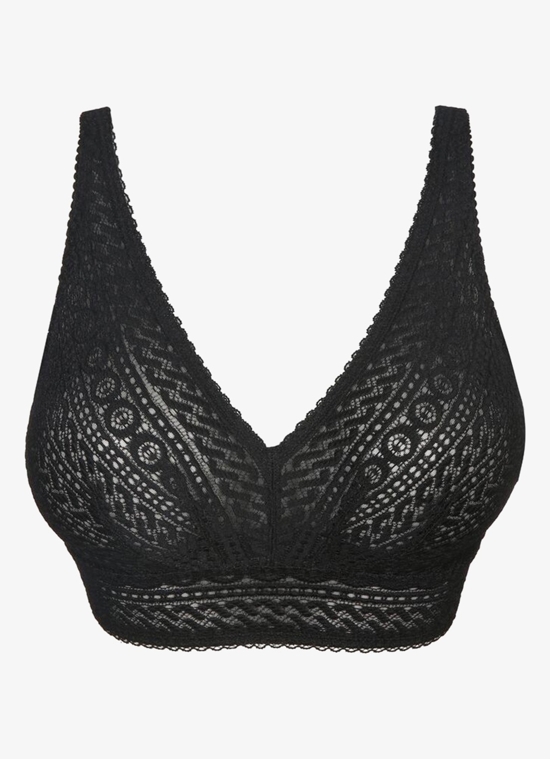 PrimaDonna Montara bralette van kant - voorkant 4 zwart