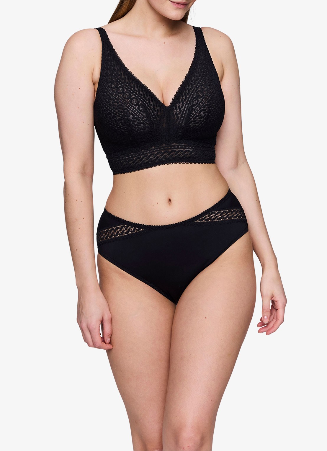 PrimaDonna Montara bralette van kant - voorkant 5 zwart