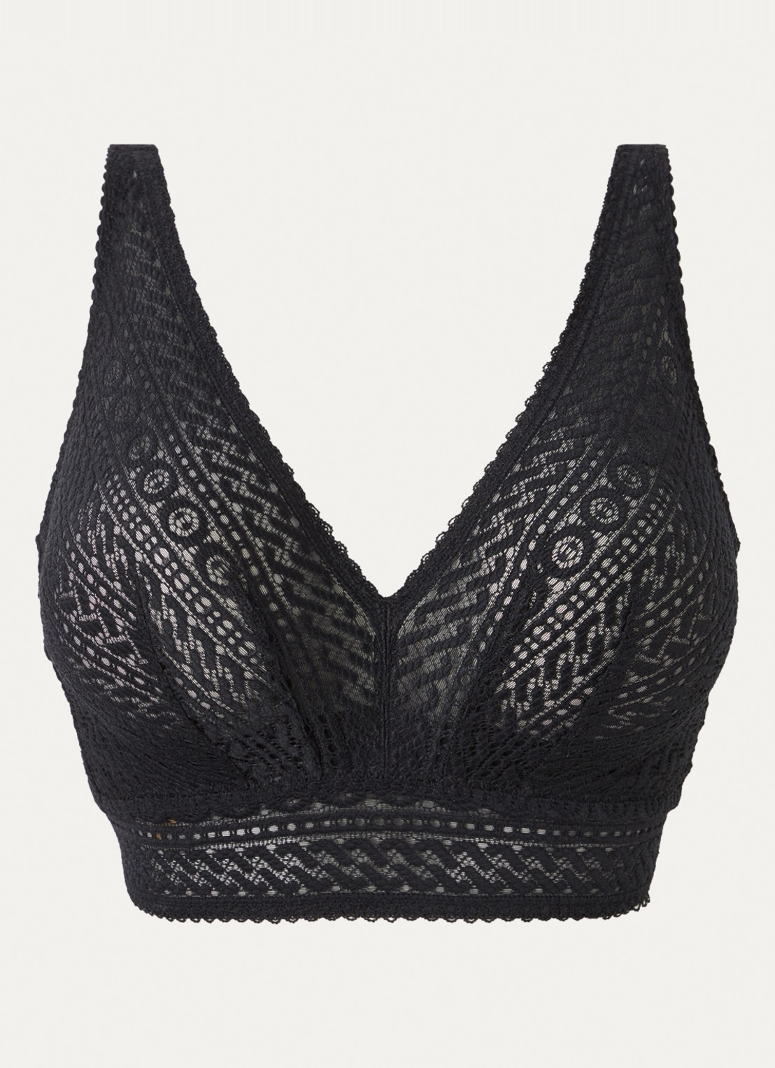 PrimaDonna Montara bralette van kant - voorkant 9 zwart