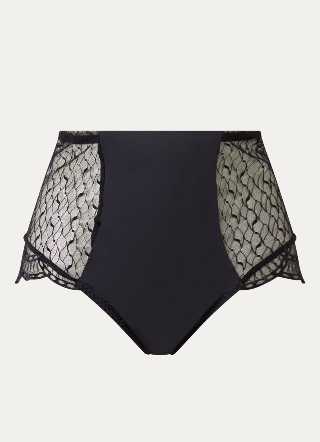 PrimaDonna Naica shorty met kant - voorkant 3 zwart
