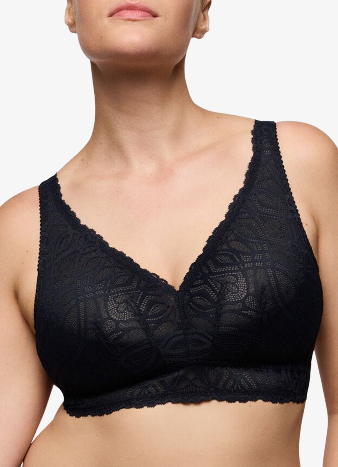PrimaDonna Salerno bralette van kant - detail 3 donkerblauw