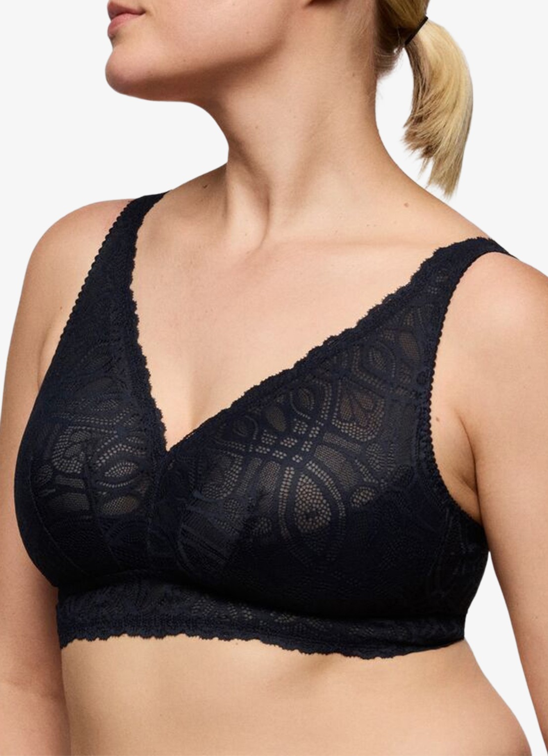 PrimaDonna Salerno bralette van kant - detail 4 donkerblauw
