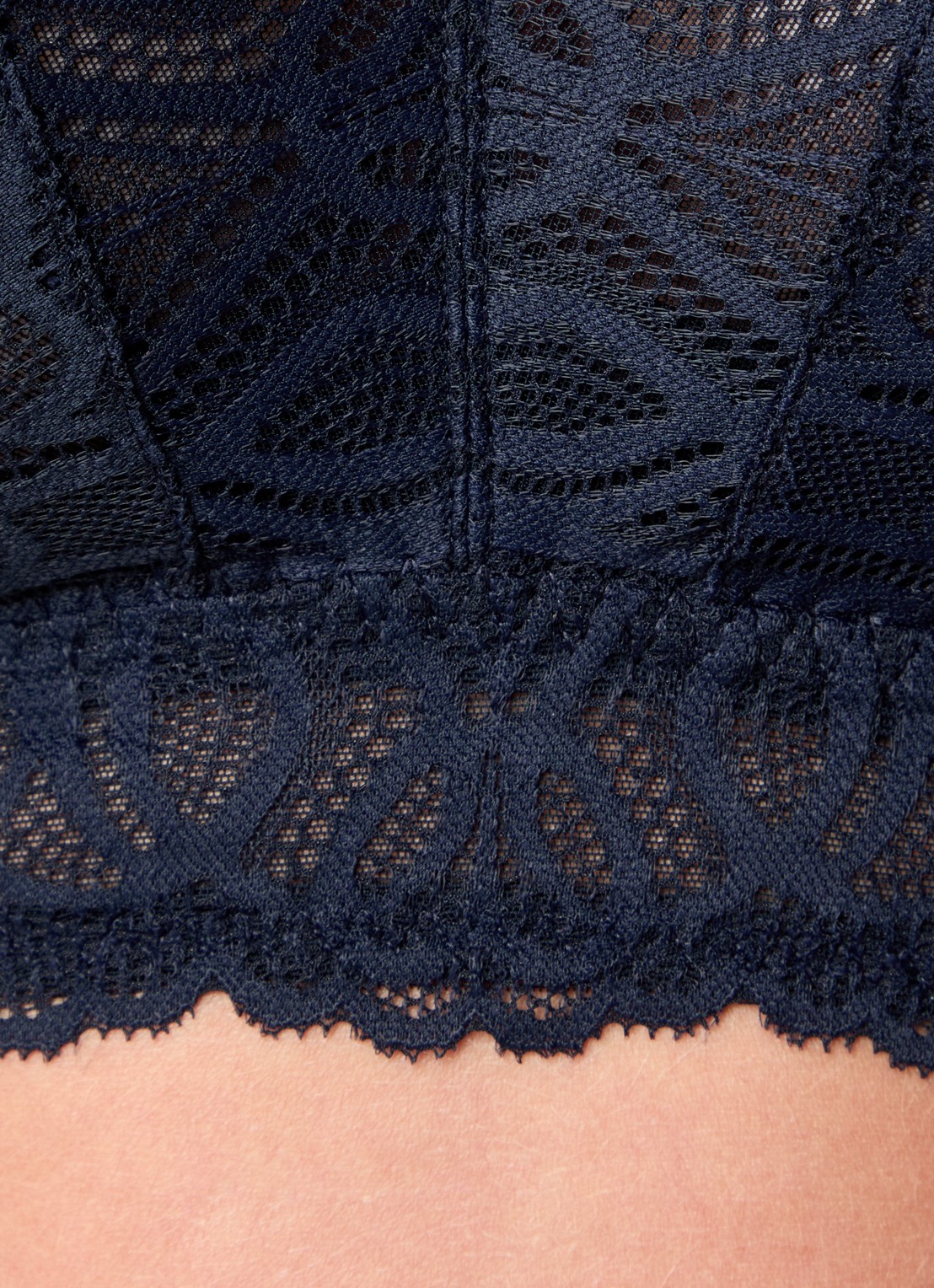 PrimaDonna Salerno bralette van kant - detail 4 donkerblauw