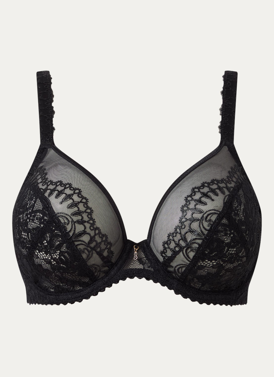 PrimaDonna Shimla plunge bh - voorkant 4 zwart