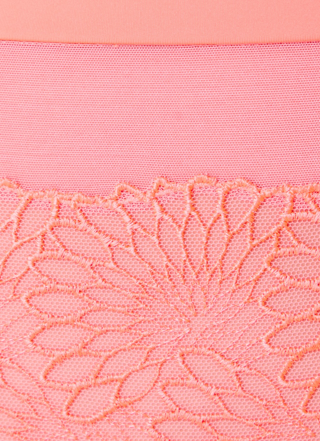 PrimaDonna Sophora shorty met kant - detail 2 koraalroze