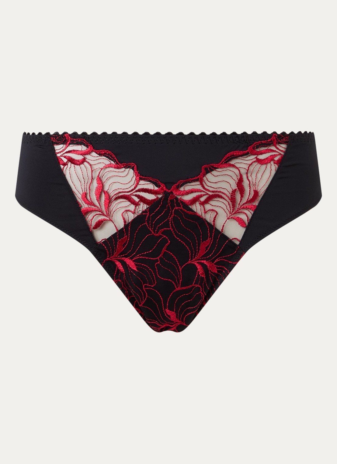 PrimaDonna Springdale slip met kant - voorkant zwart