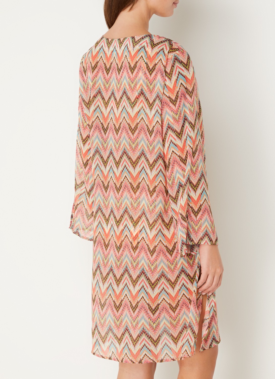 PrimaDonna Tubou mini strandjurk met print - achterkant roze