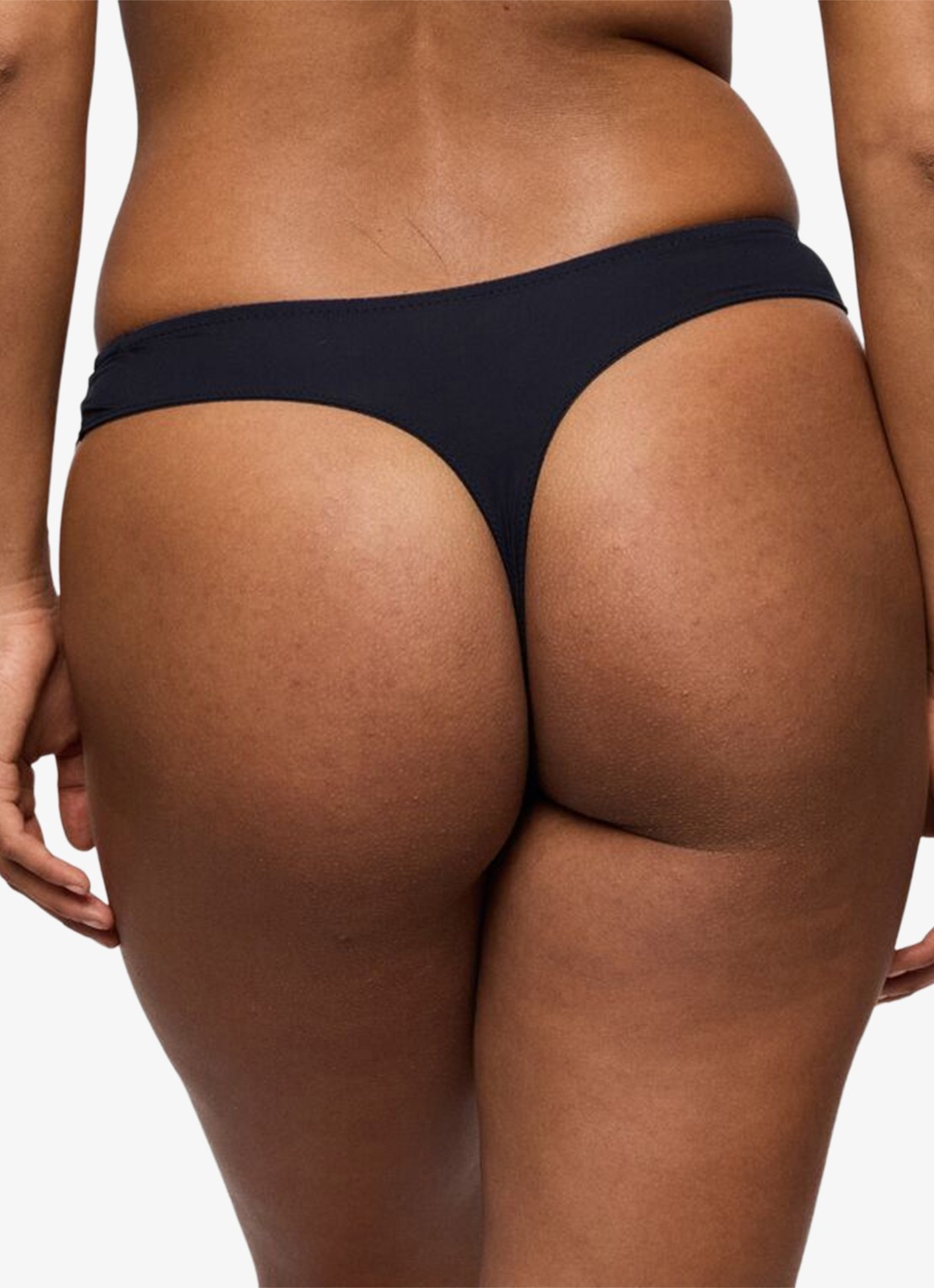 PrimaDonna Twist Side string met kant - achterkant zwart