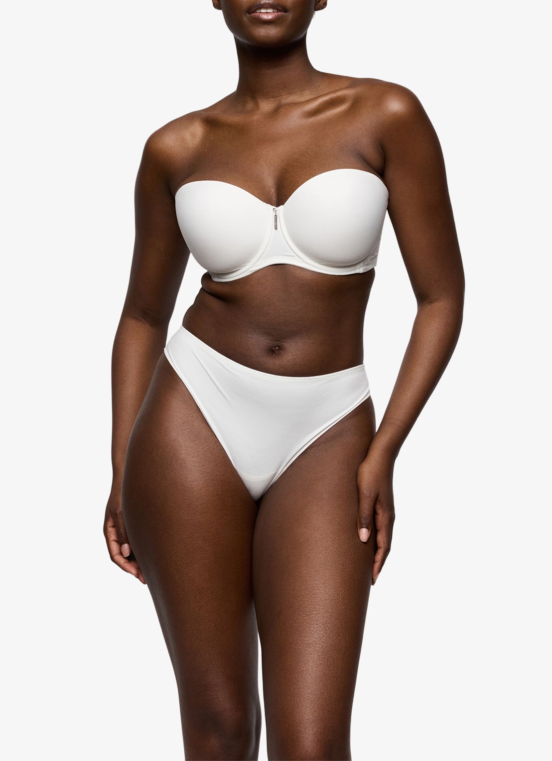 PrimaDonna Twixie strapless bandeau bh - voorkant 2 wit
