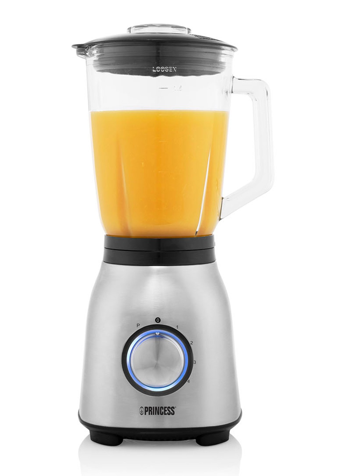 Princess 1000 blender 212091 - voorkant 2 zilver