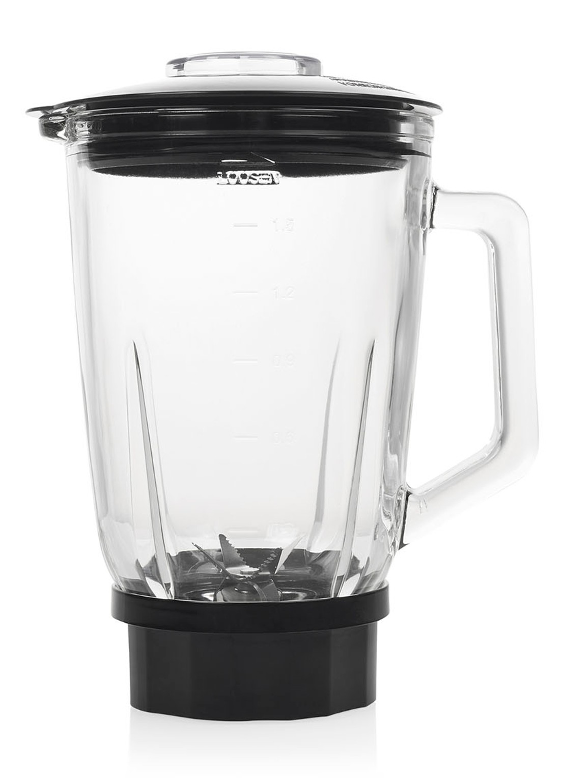 Princess Black Steel 1000 blender 1,5 liter 212092 - detail zwart