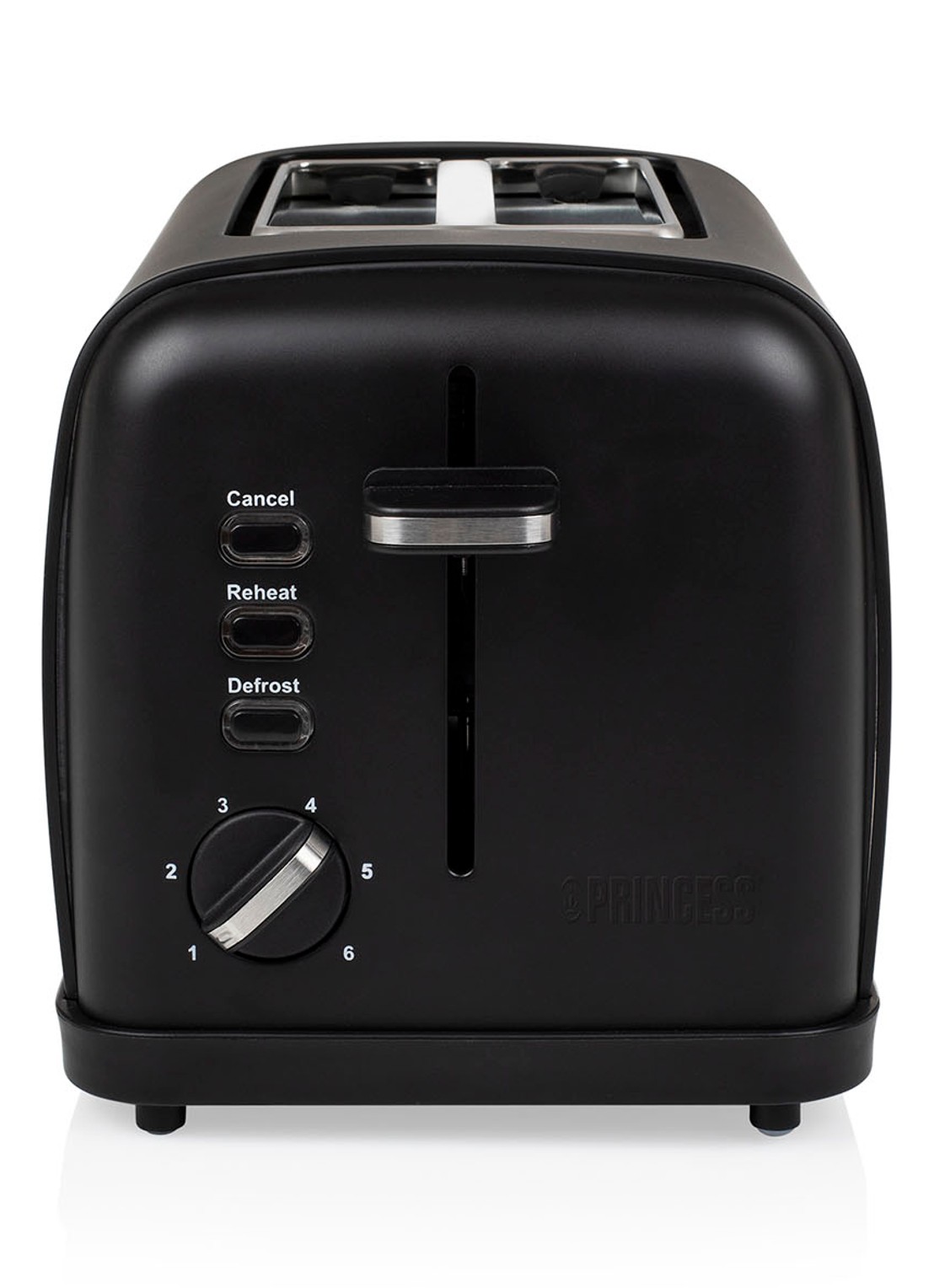 Princess Black Steel broodrooster 2-slots 142396 - detail 5 zwart