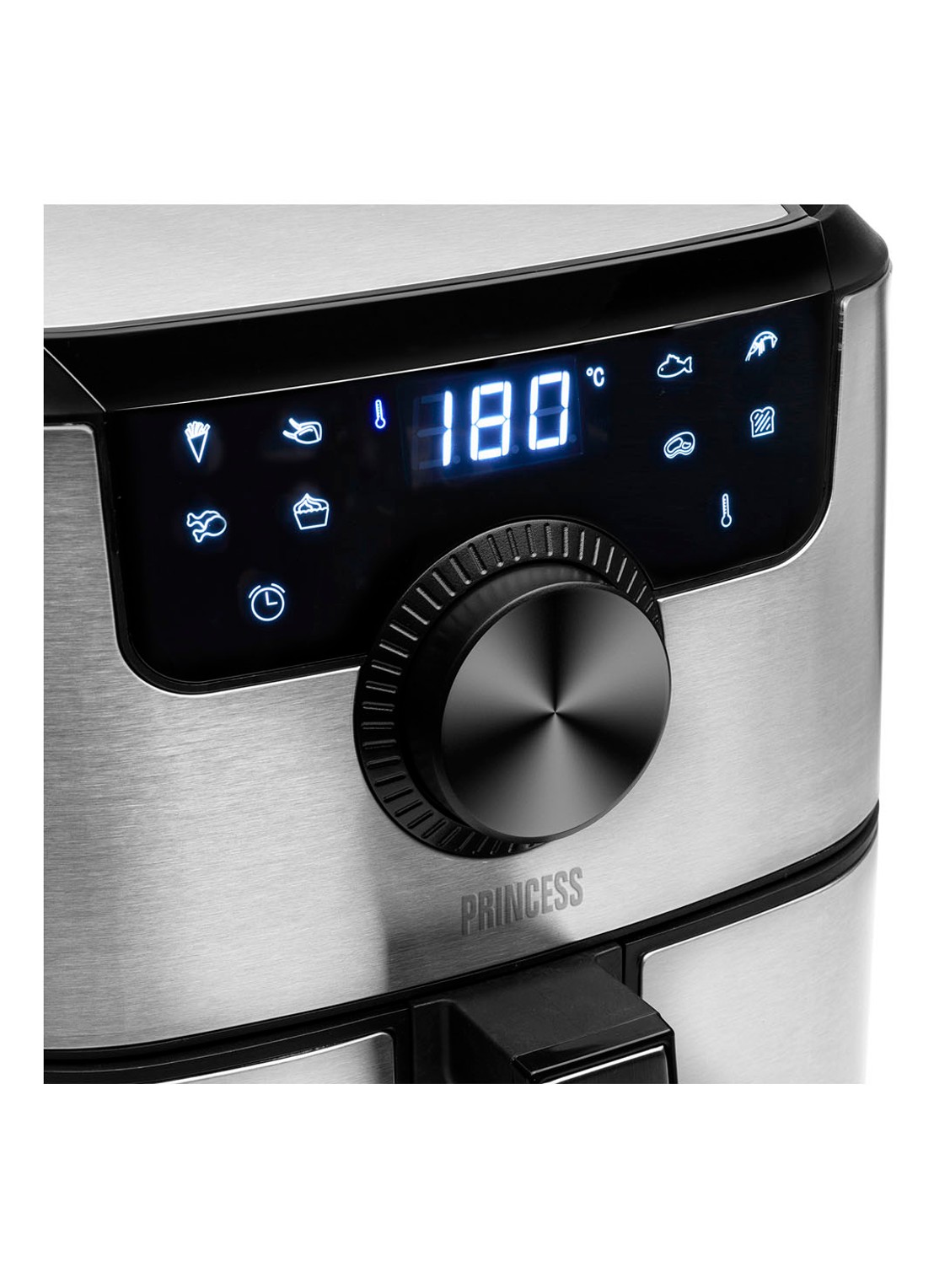 Princess Digitale Aerofryer Deluxe airfryer 182033 - detail 4 zilver